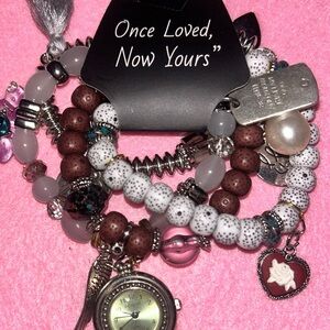“Martha — Faithful Servant & Prayer Warrior stack Bracelet